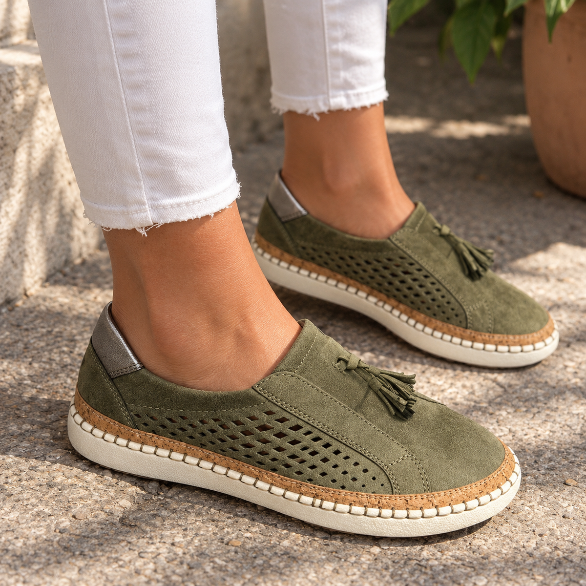 Valerie Stretch Slip-On Loafers | Emory & Blanc