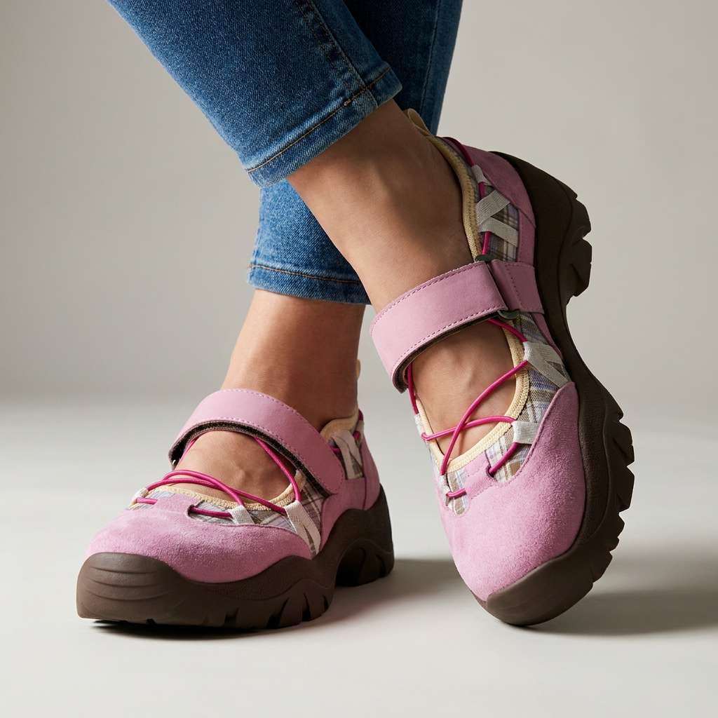 Velina Comfort Loafers in Pink