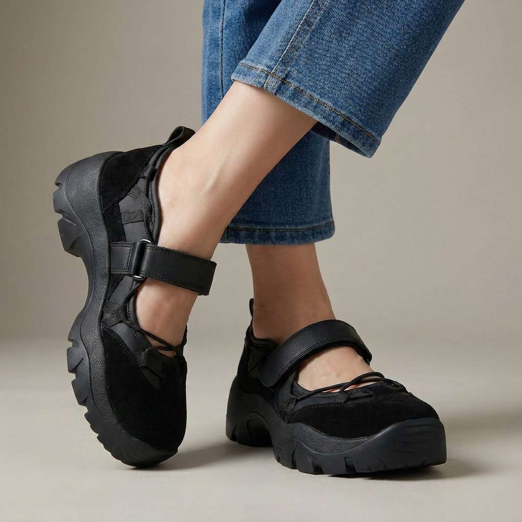 Velina Comfort Loafers in Deep Black