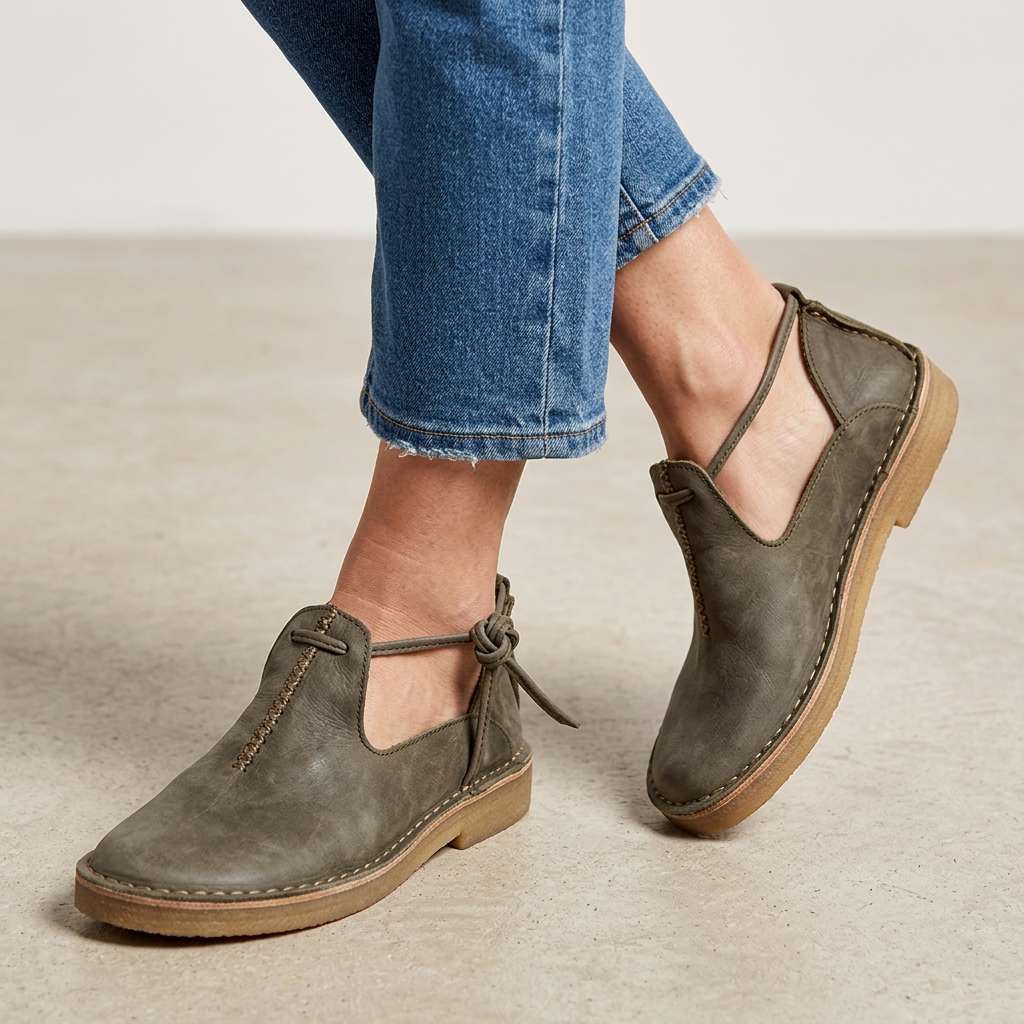 Velora Comfort Loafers in Green