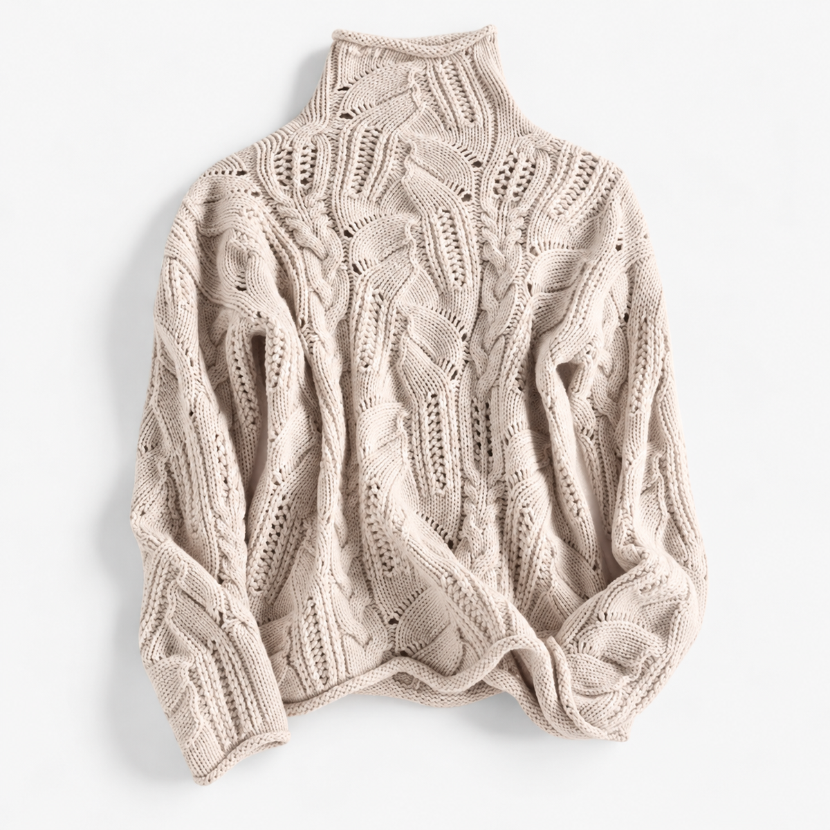 Violette Comfort Cable-Knit Sweater | Emory & Blanc