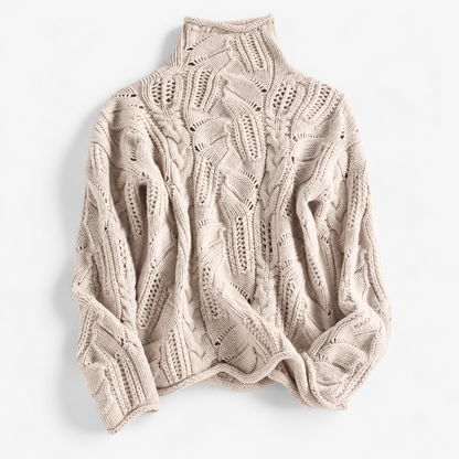Violette Comfort Cable-Knit Sweater | Emory & Blanc