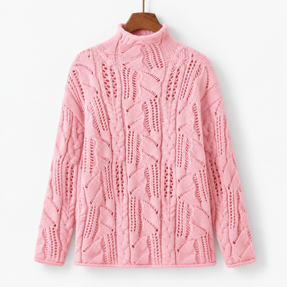Violette Comfort Cable-Knit Sweater | Emory & Blanc