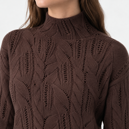 Violette Comfort Cable-Knit Sweater | Emory & Blanc