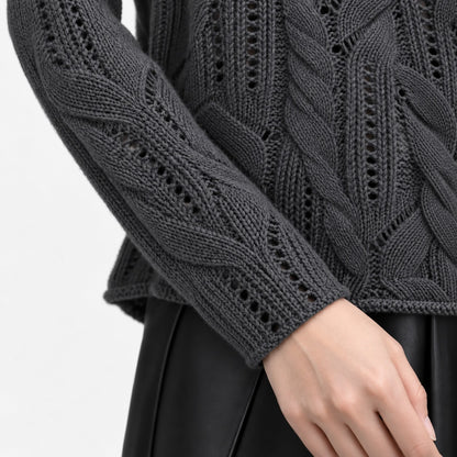 Violette Comfort Cable-Knit Sweater | Emory & Blanc