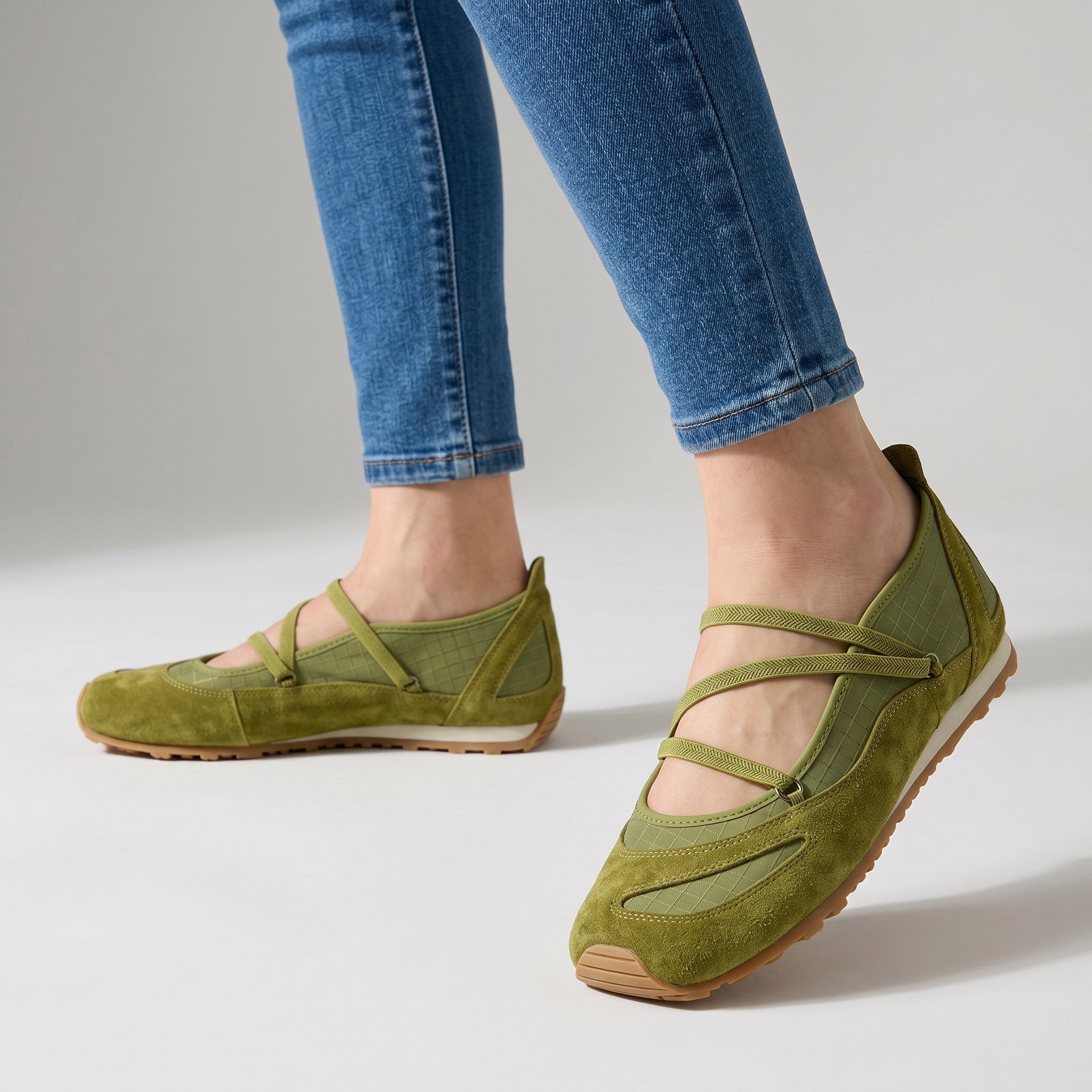 Vivella ComfortWalk Loafers — Olive | Emory & Blanc