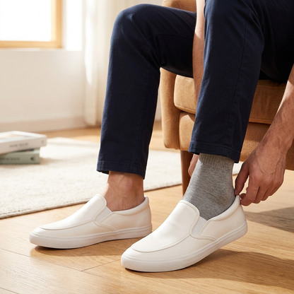 Vivienne Apron-Toe Slip-On | Emory & Blanc
