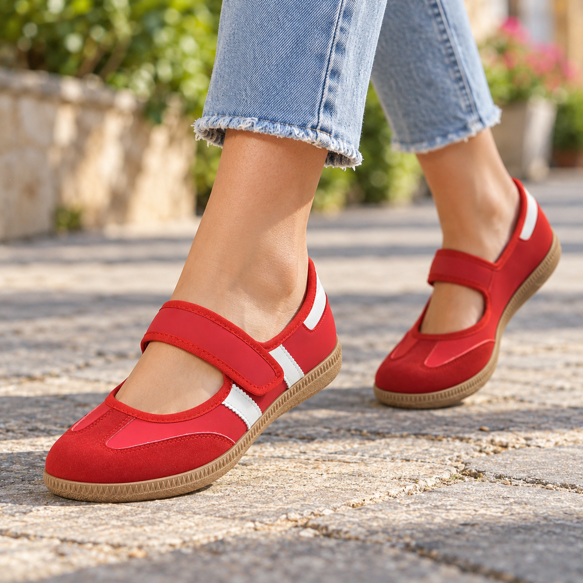 Willow Cushioned Mary Jane Walking Shoes | Emory & Blanc