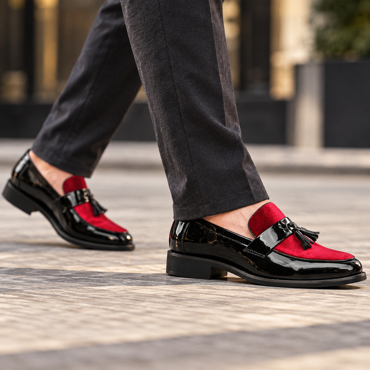 Winslow Soft Tassel Loafers, Almond Toe | Emory & Blanc