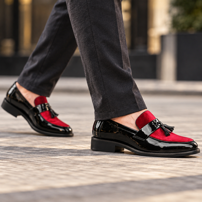 Winslow Soft Tassel Loafers, Almond Toe | Emory & Blanc