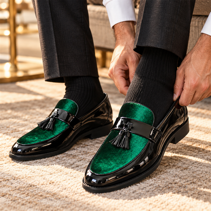 Winslow Soft Tassel Loafers, Almond Toe | Emory & Blanc