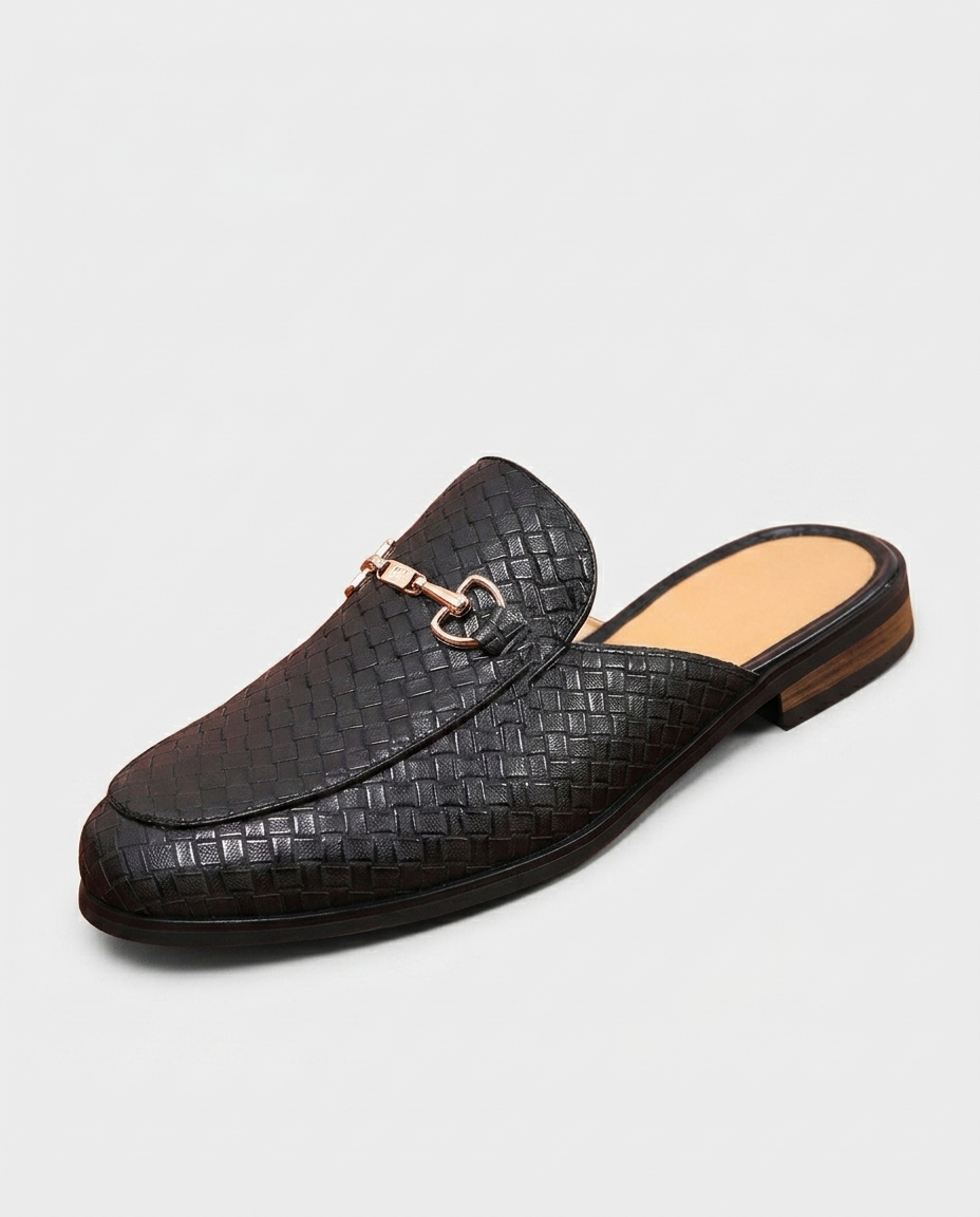 Woven Horsebit Mule - image 5