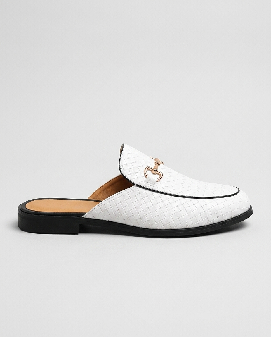 Woven Horsebit Mule - image 6