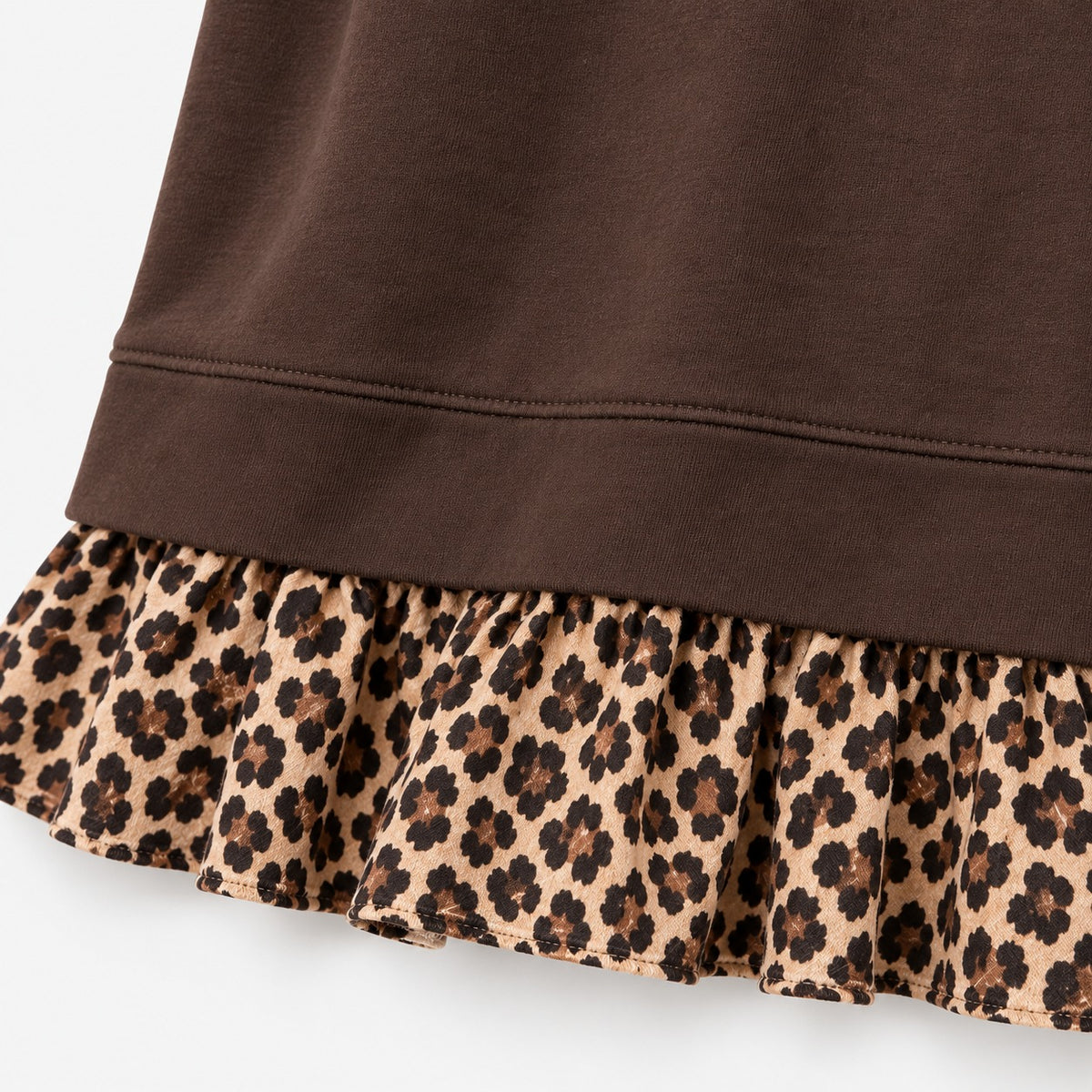 Zelie Soft Leopard Collar Mini Dress | Emory & Blanc