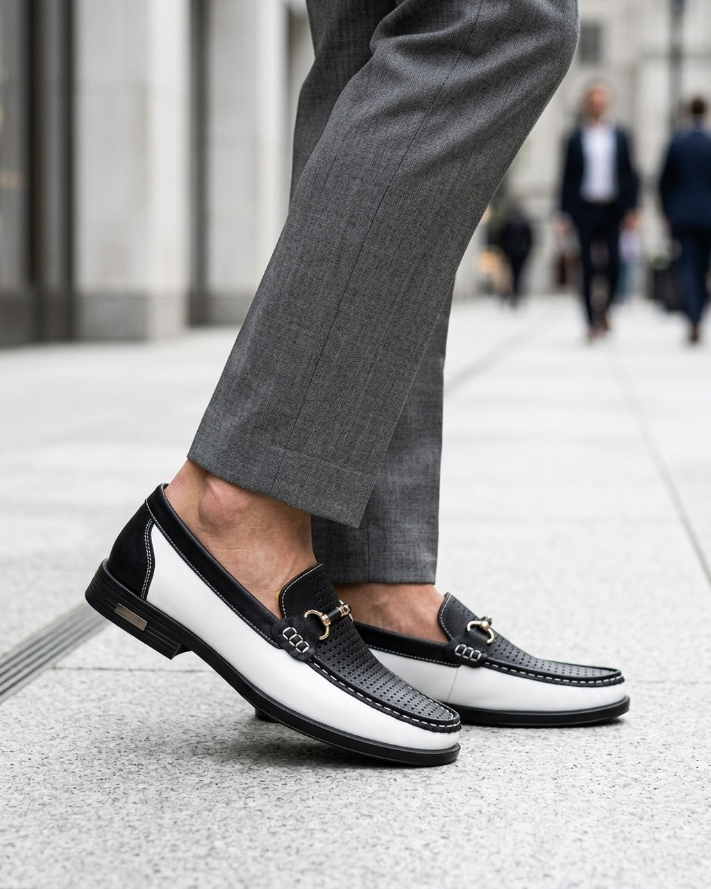 Emory & Blanc continental loafer lifestyle 02