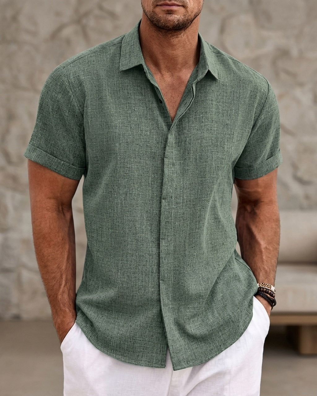 Emory & Blanc oliver heritage short sleeve variant sage 01
