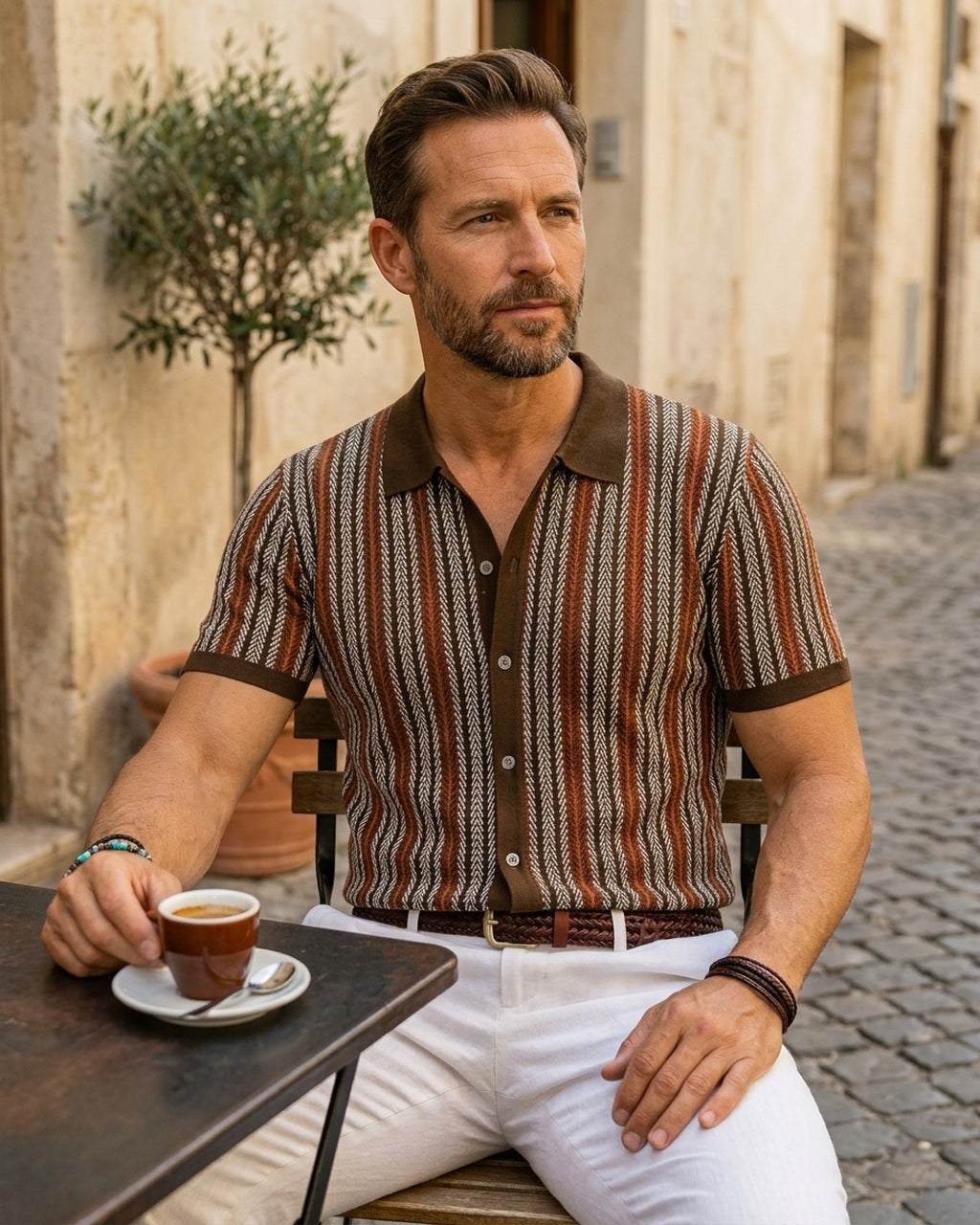 Emory & Blanc romano button up lifestyle 01