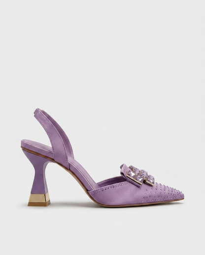 Jeweled Satin Slingback Pump - shopify_variant_image 9