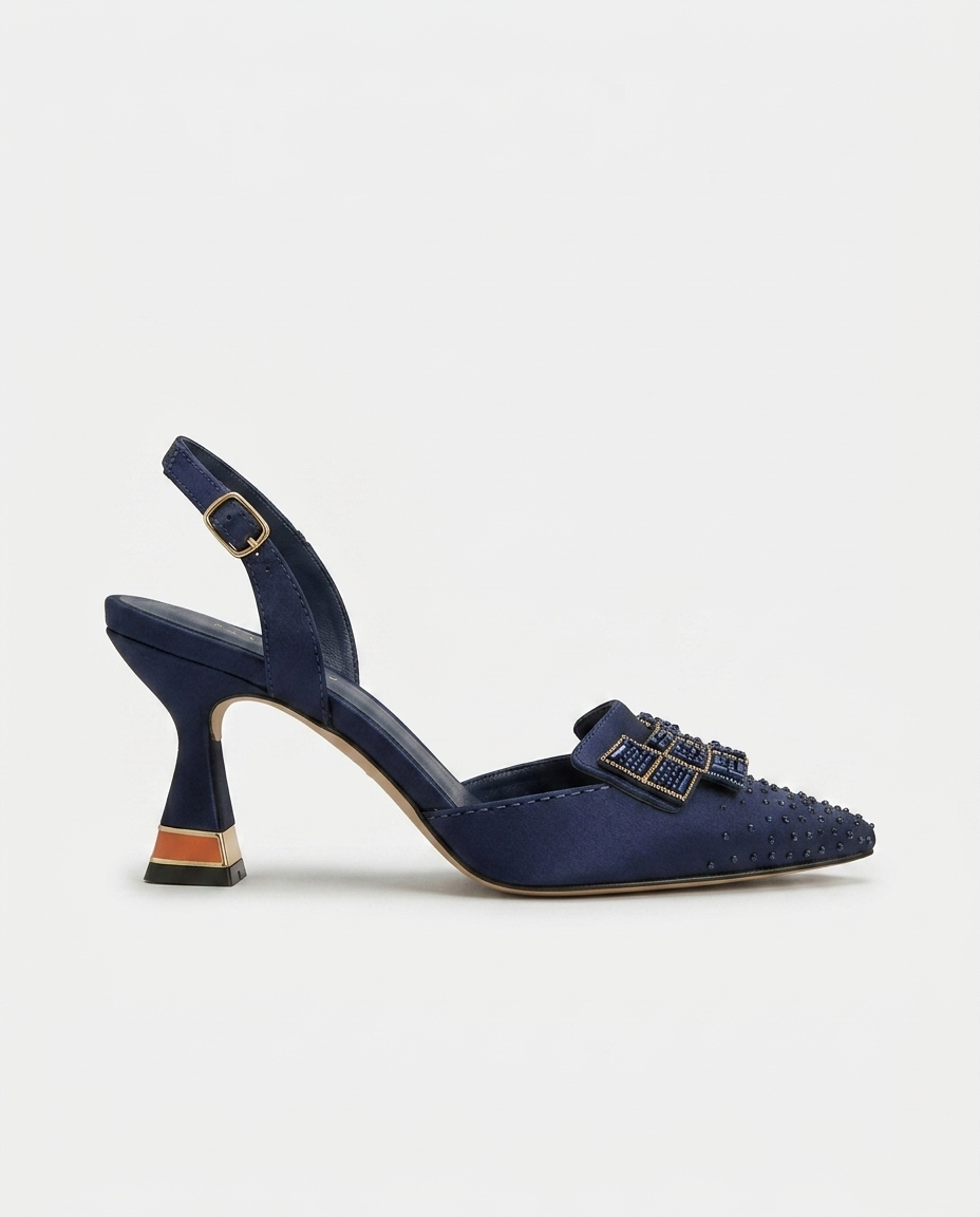 Jeweled Satin Slingback Pump - shopify_variant_image 15