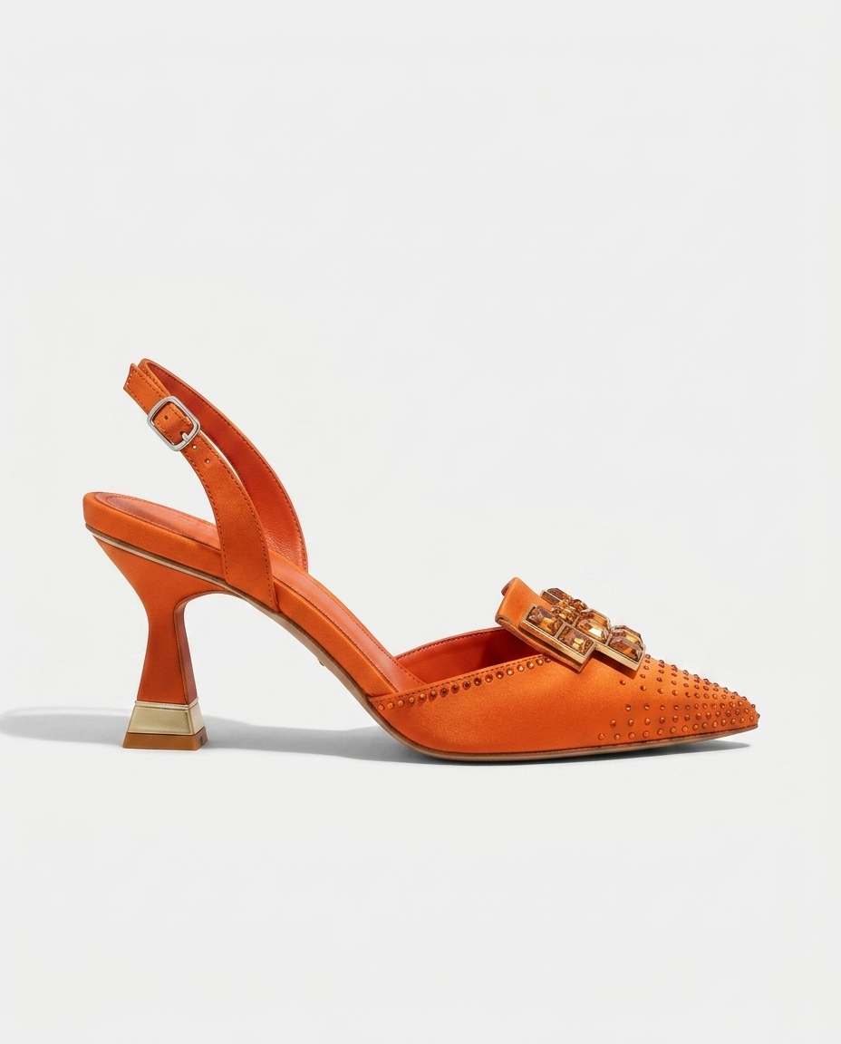 Jeweled Satin Slingback Pump - shopify_variant_image 10