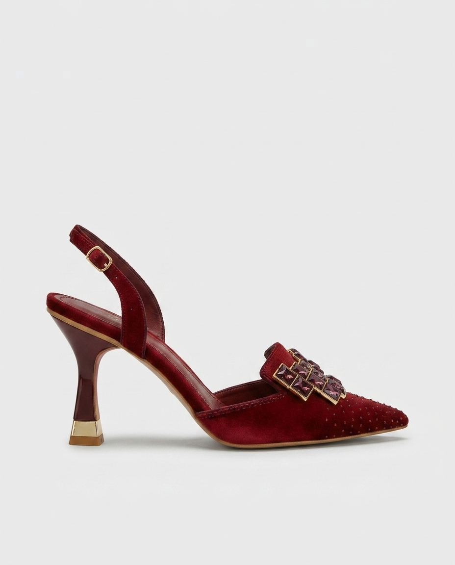 Jeweled Satin Slingback Pump - shopify_variant_image 8