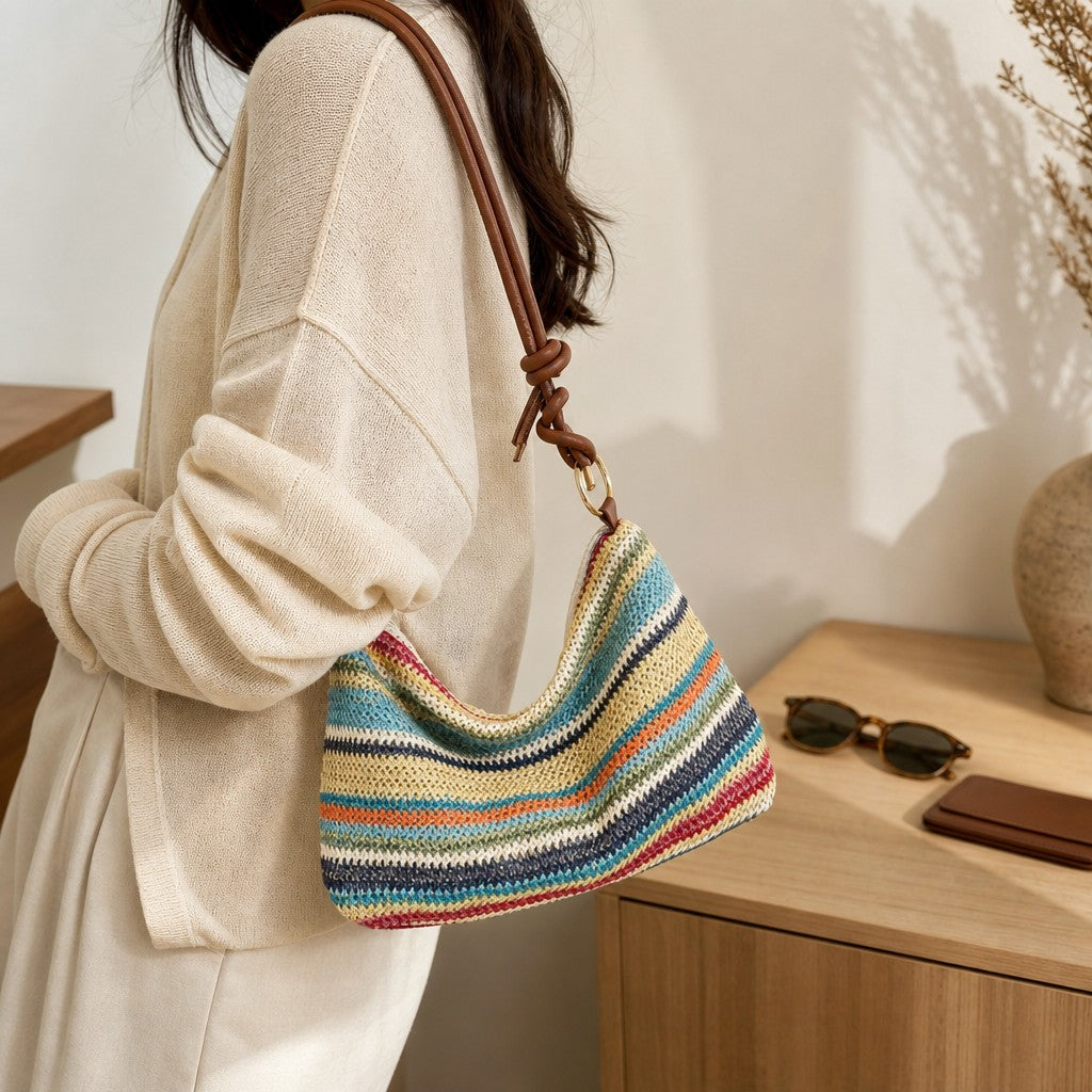 AI square production - The Marisol Bag - lifestyle-in-use